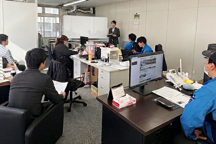 ISO認証への取り組みの写真